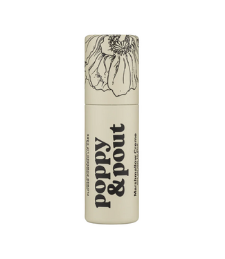 Poppy & Pout Lip Balm, Marshmallow Creme