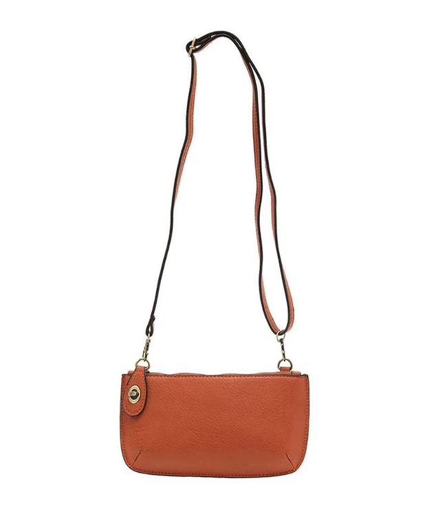 Mini Crossbody Wristlet Burnt Orange