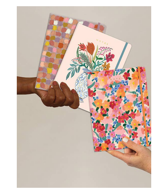 Market Flowers Sewn Trio Notebook Set
