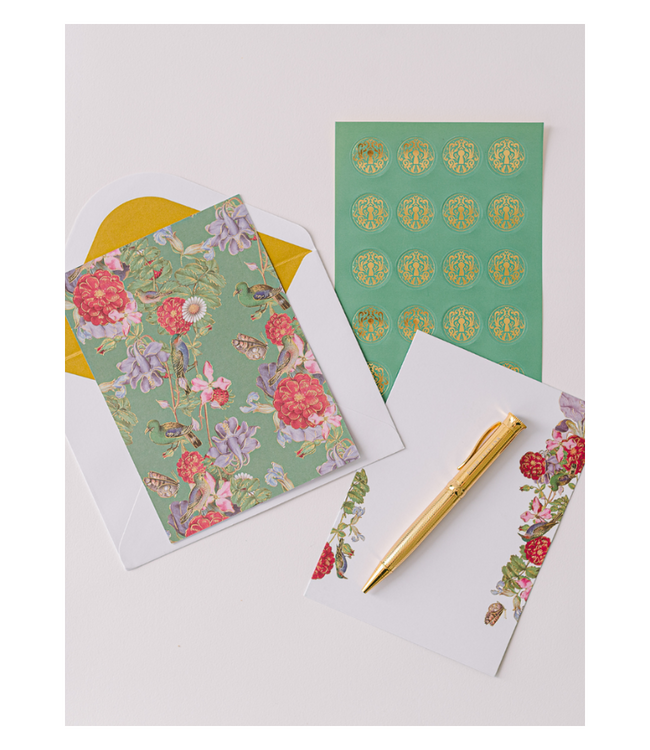Bird Menagerie Illumination Luxury Stationery Set