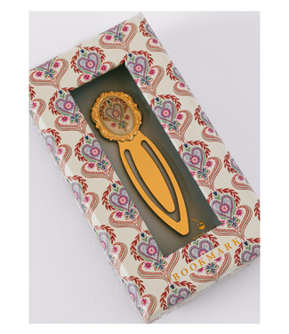 Good Juju Ink Folk Heart Metal Clip Bookmark