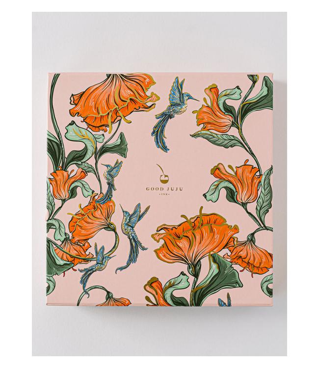 Hummingbird Luxury Stationery Set (Pink)