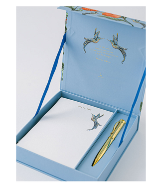 Good Juju Ink Hummingbird Luxury Thank You Set (Blue)