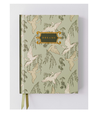 Good Juju Ink Swan Dance Toile Hardcover Notebook