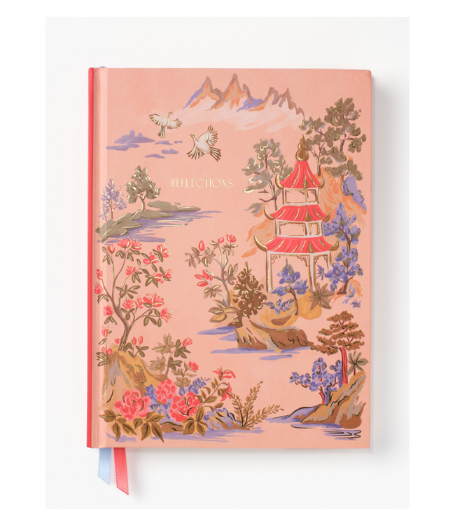Vintage Chinoiserie Hardcover Notebook