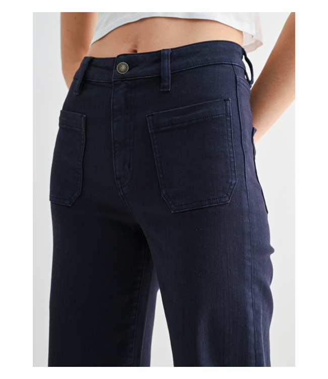 Margot Wide Leg Crop Denim