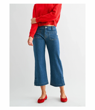 Mica Denim Monica Mid-Rise Crop Jeans