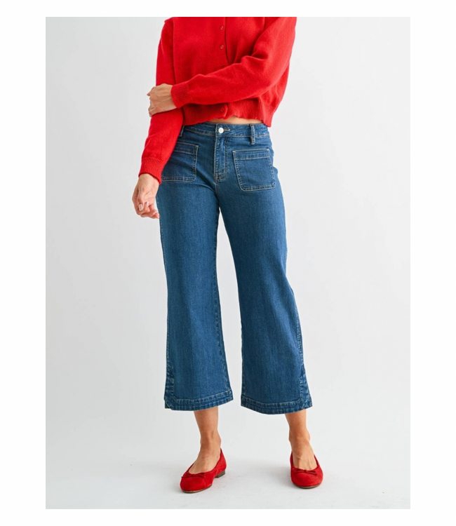 Monica Mid-Rise Crop Jeans