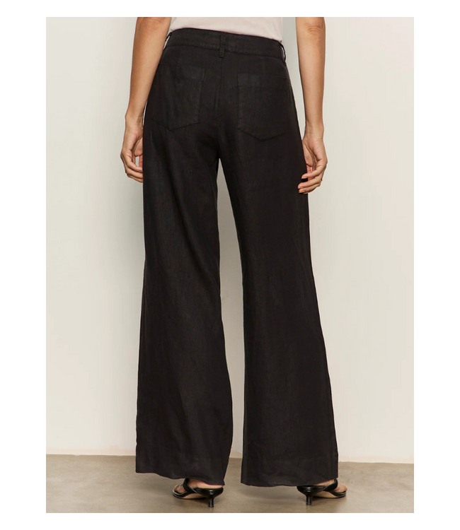 Linen Marine Wide Leg Pants