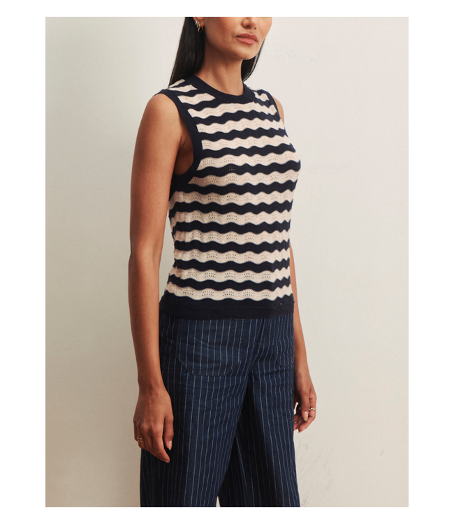 Everyday Cheveron Shell Top