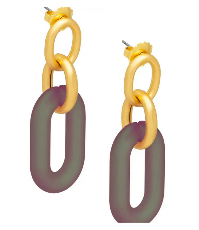 Candace Earrings Black