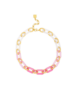 ZENZII Candace Necklace Pink
