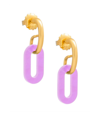 Lauren Earrings Lavender
