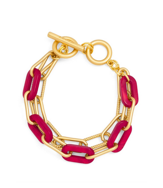 Lenna Bracelet Hot Pink