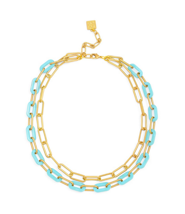 Lenna Necklace Bright Blue
