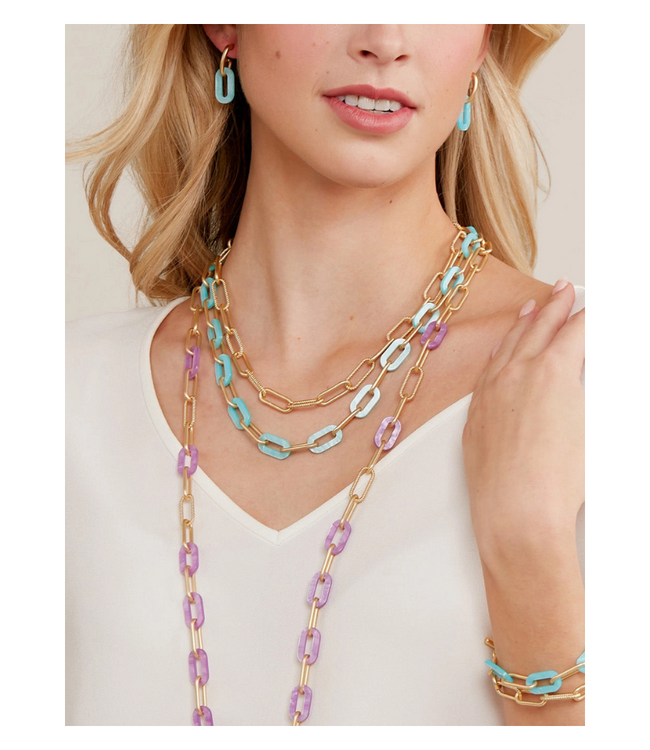Lenna Necklace Bright Blue