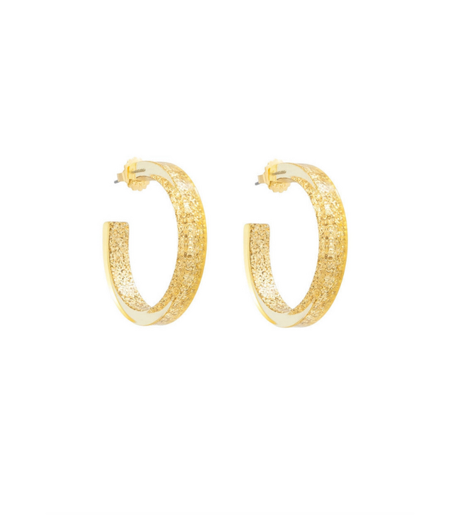 Madison Hoop Earrings Gold