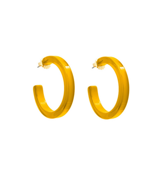 Madison Hoop Earrings Honey