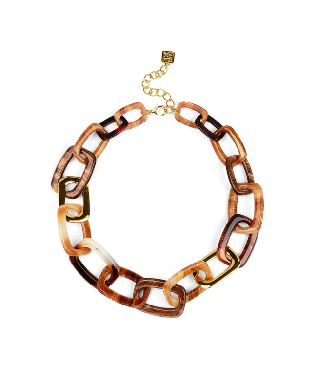 Noa Necklace Brown