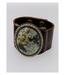 Rebel Designs Oval African Turquoise Cabochon Leather Bracelet