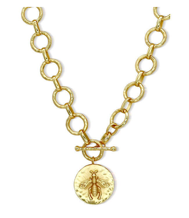 Queen Bee Toggle Necklace