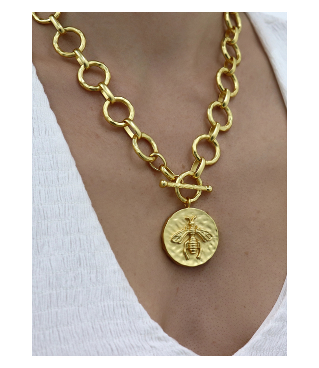 Queen Bee Toggle Necklace