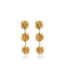 Karine Sultan Starburst Cluster Linear Earrings