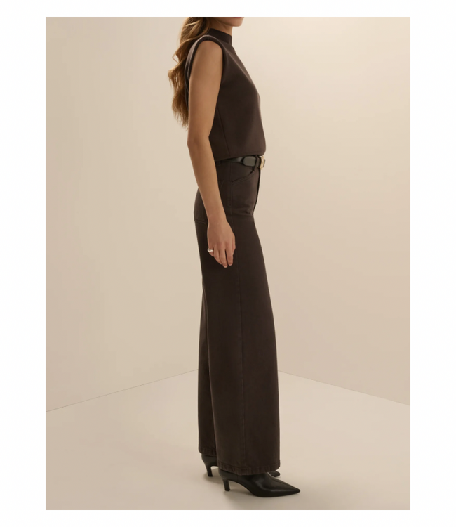 The Mischa Wide Leg Ankle Jeans