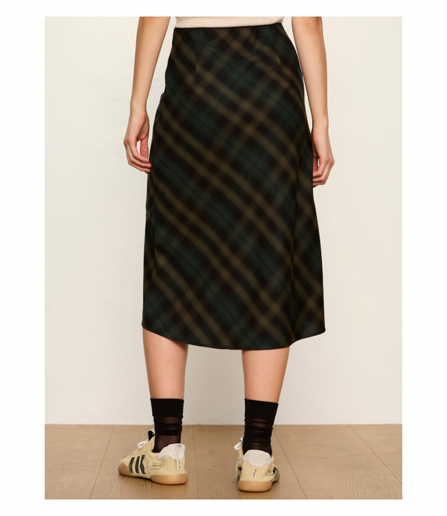 FAVORITE PLAID SLIP SKIRT