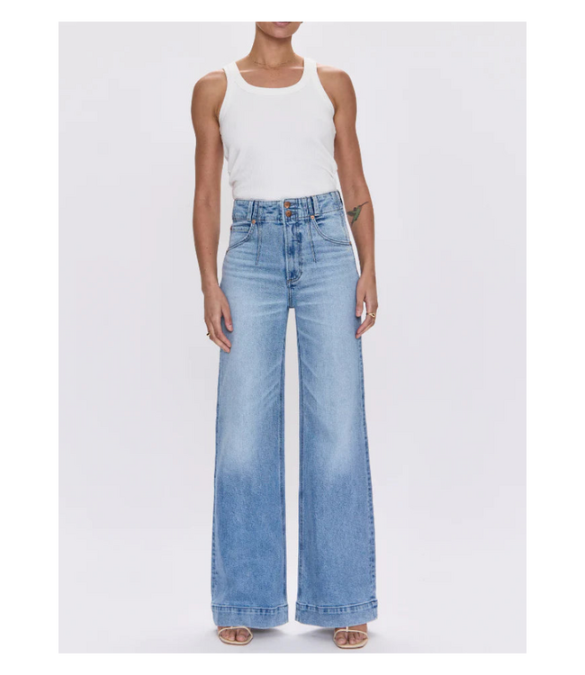 LANA DBL BUTTON HIGH RISE ULTRA WIDE LEG