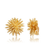 Karine Sultan Starburst Clip-On Earrings - 24K Gold Plated