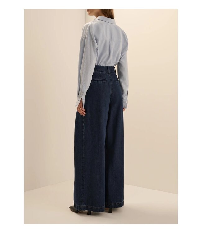 The Denim Pleats For Days Pant