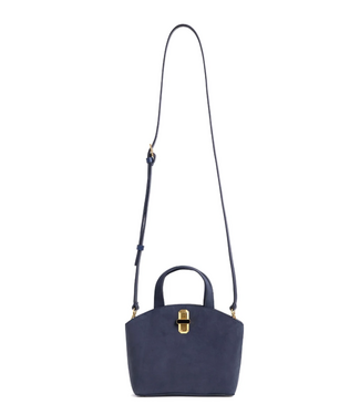 Favorite Daughter The Suede Heirloom Mini Tote - Midnight