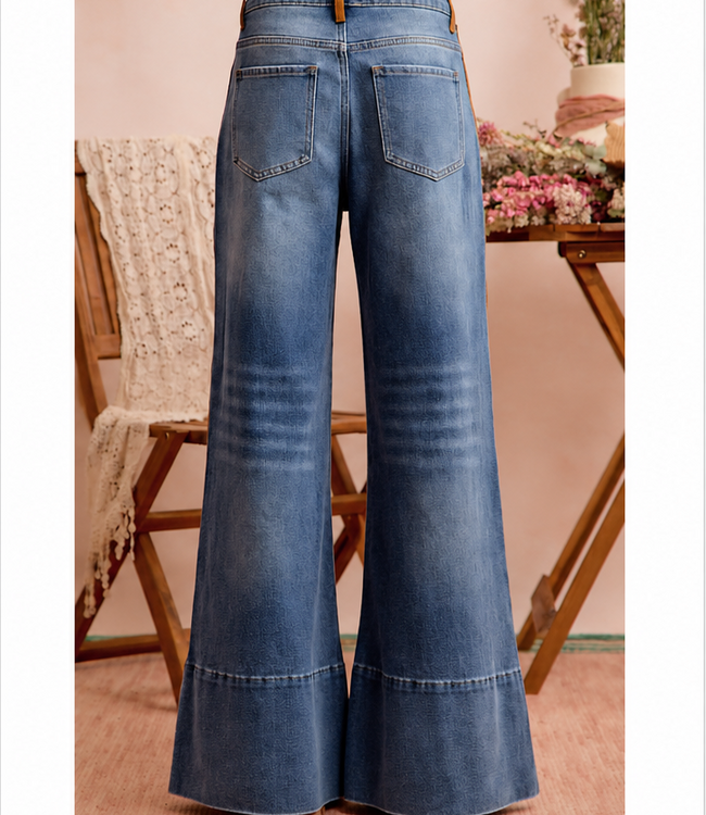 Sarah Wide Leg Flare Jeans