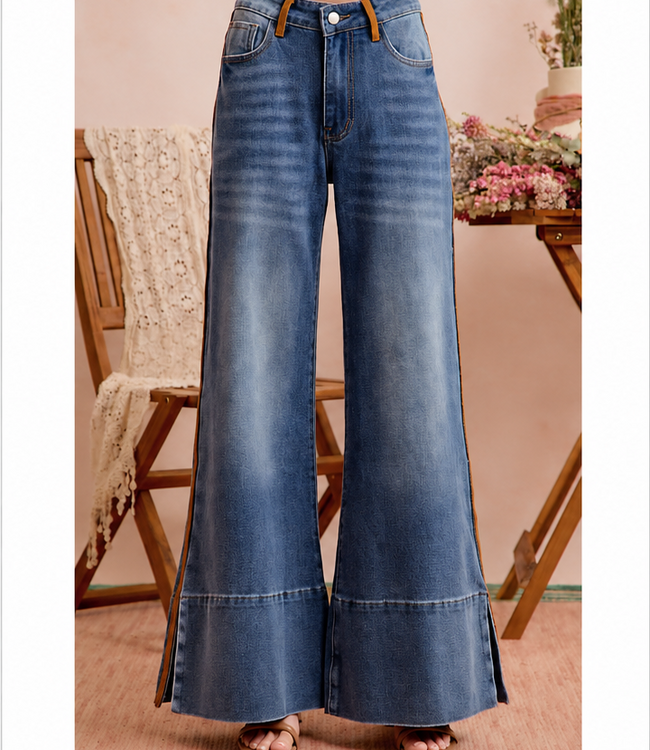 Sarah Wide Leg Flare Jeans