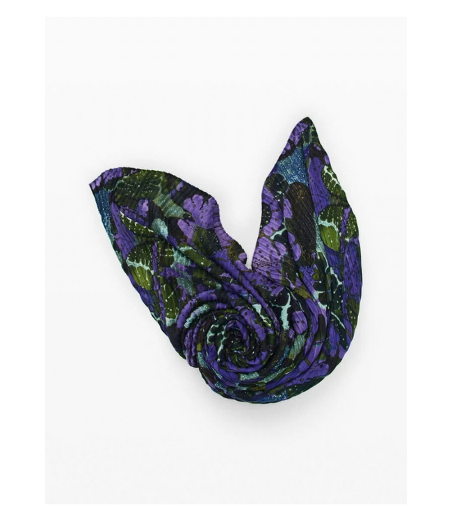 Dotty Plisado Foulard Scarf