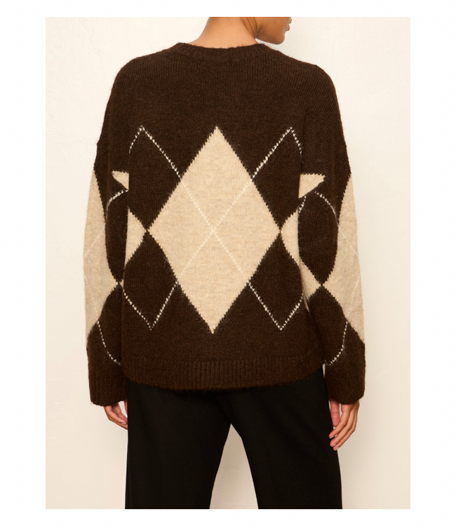 Argyle Crew Sweater