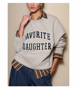Favorite Daughter The Embroidery Collegiate Sweatshirt