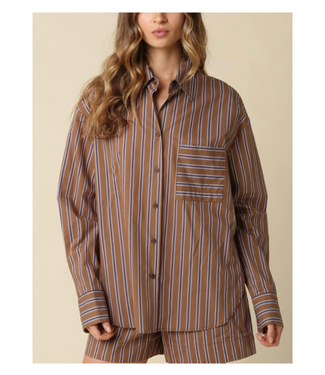 Hunter Stripe Oversized Shirt