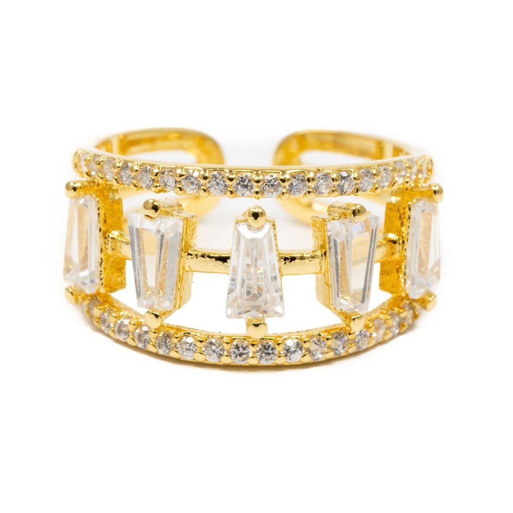Bracha Margot Baguette Ring