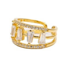 Bracha Margot Baguette Ring