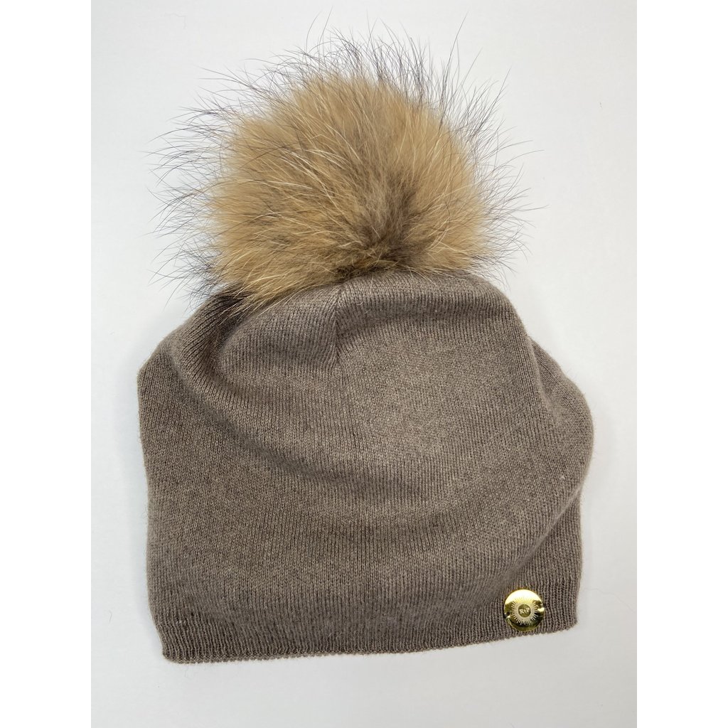 StyleLA Carley Pom Pom Hat