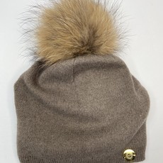 StyleLA Carley Pom Pom Hat
