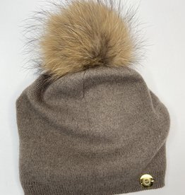 StyleLA Carley Pom Pom Hat