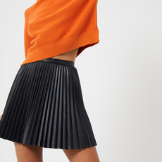 French Connection Etta Vegan Leather Skirt