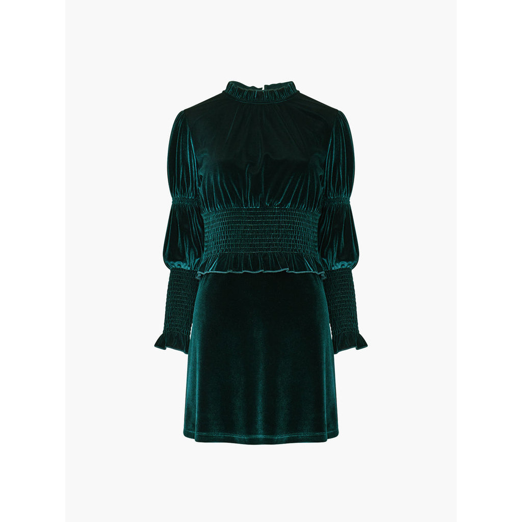 French Connection Sulva Velvet Mini Dress