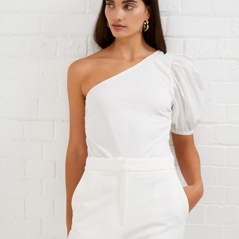 French Connection Rosanna One Shoulder Top