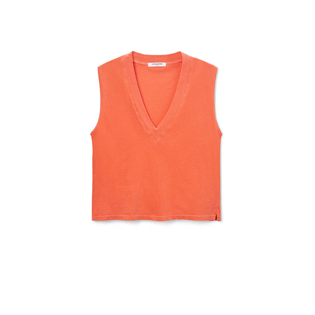 Perfect White Tee Margot Tank Setting Sunset