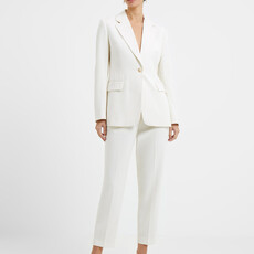 French Connection Whisper Single Breasted Blazer Summer White