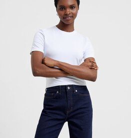 French Connection Rallie Cot Crew Tee White